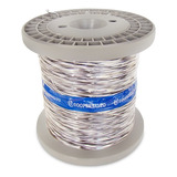 Fio Jumper 60x2 Telefone Preto E Branco Carretel C/ 400mts