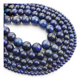 Fio Natural De Lapis Lazuli Esferas