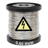 Fio Para Cerca Eletrica De Aço Inox 0,60mm Aprox 335 Metros