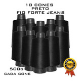 Fio Para Overlock 167/48 Kit 10 Cones Com 500g Total 5kg