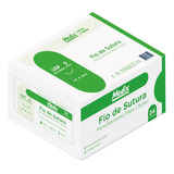 Fio Sutura Nylon 5-0 C/agulha 3/8 25mm Cx C/24 Medix