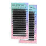 Fio Y Extensão Cílios Nagaraku 0.07d Mix 8-14mm Kit 3un