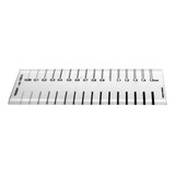 Fissurômetro Acrílico Cristal 125 X 40 Mm Fiss-01 - Trident