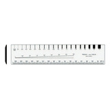 Fissurômetro Acrílico Cristal 34 X 170 Mm Fiss-02 - Trident
