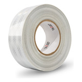 Fita Adesiva Refletiva Luminos Automotiva 5mx50mm Branca