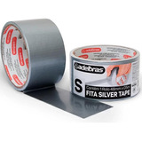 Fita Adesiva Silver Tape Reforçada 48mm