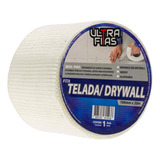 Fita Adesiva Telada Para Drywall 20 Metros Remendo Trincas