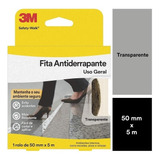 Fita Antiderrapante Safety Walk Transparente 50mm