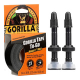 Fita Aro Tubeless Gorilla Tape 25mm + Par Válvulas Alumínio