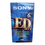 Fita Cassete - Vhs - Sony - Ed Max - T-120 - 6h - Lacrado