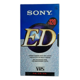 Fita Cassete Sony Ed T-120 Vhs Ep - 6h Lp: 4hrs Sp: 2hrs