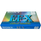 Fita Cassete Sony Ef- X60 Fita