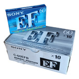 Fita Cassete Sony Ef 60 Caixa