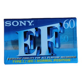Fita Cassete Sony Ef 60 Nova Lacrada