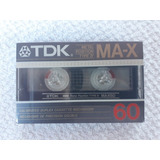 Fita Cassete Tdk Ma-x 60 Minutos Type Iv Metal Virgem 