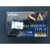 Fita Cassete Tdk Sa-60 Virgem Chrome