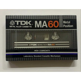 Fita Cassette Tdk Metal Ma 60 Mova Made In Japan Lacrada De