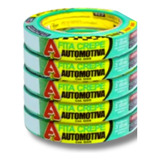 Fita Crepe Automotiva Adere Auto Verde 24 Mm X 50 M 05 Pç