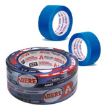 Fita Crepe Azul Pintura 48mmx50m Adere Profissional 03 Rolos