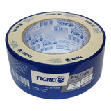 Fita Crepe Larga Tigre Uso Geral 48mmx50mt P/ Fazer Requadro
