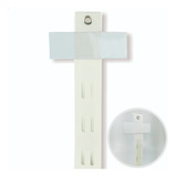 Fita Cross Clip Strip Com Precificador 12 Ganchos - 50 Unid