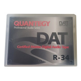 Fita Dat Audio Digital Quantegy R-34 Tape Cassete 34 Minutos