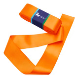 Fita De Cetim Najar N.09 38mm Com 10mts 100% Poliéster Cor 0085- Laranja Neon