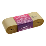 Fita De Gorgurão Cinderela Laços Artesanato 38mm 10m Cores Cor 055 Dourado