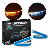 Fita De Led Dual Color Drl Shocklight Farol Dianteiro Seta