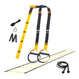 Fita De Suspensão Tipo Trx + Corda + Escada De Agilidade