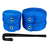 Fita Demarcação Quadra Badminton Em Seda- Azul