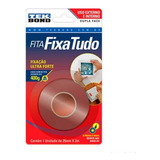 Fita Dupla Face 25mmx 2m Fixa Tudo Externa Tekbond Novo