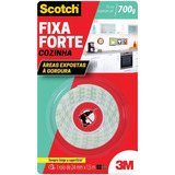 Fita Dupla Face Fixa Forte Cozinha 24mm X 1,5m - 3m Kit 2 Pc