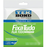 Fita Dupla Face Fixa Tudo Acr. Uso Interno 25mmx20m Tekbond Cor Transparente