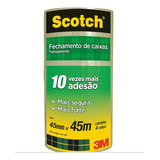 Fita Empacotamento Scotch Transparente 45mm X 45m 4 Unidades 3m