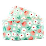 Fita Estampada Flores Princess - 38mm X 10m - Ro.152889 Cor Verde Bb