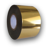 Fita Foil Hotstamping Ribbon Personalização Dourada Tamanhos