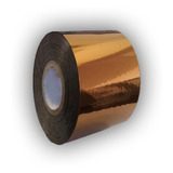 Fita Foil Hotstamping Ribbon Personalização Marrom Tamanhos
