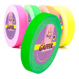 Fita Gaffer Tecido 12mm X 5mts Festas Neon Decoraçao Cores