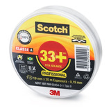 Fita Isolante 3m Scotch 33+ 19mm X 20 Metros Suporta 105°c