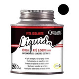 Fita Isolante Líquida Quimatic Preta 200ml Tapmatic
