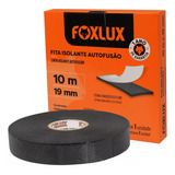 Fita Isolante Preta Auto Fusão 19mm X 10 Metros Foxlux