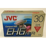 Fita Jvc Compact Vhs-c Tc-30 Ehg Hi-fi Original Nova Lacrada