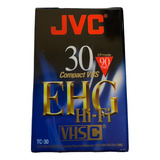 Fita Jvc Vhs-c Ehg30 Hi-fi Lacrada Nova Nunca Usada