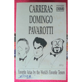 Fita K7- Carreras, Domingo, Pavarotti- Ótimo