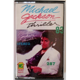 Fita K7 Cassete Michael Jackson Thriller Importada Paquistão