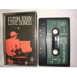 Fita K7 Elton John Love Songs Blue Little Cassete Importado