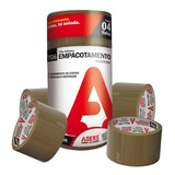 Fita Larga Adesiva 16un Marrom Para Empacotamento 45mmx40m