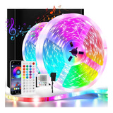 Fita Led 30m Rgb Bluetooth Colorida App Com Fonte Controle