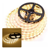 Fita Led 3528 Branco Quente Amarela 5m 300 Leds 12v
